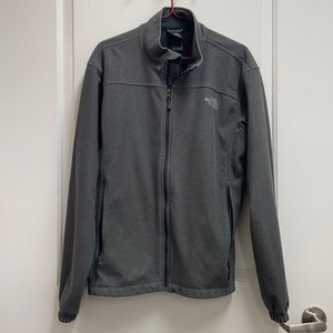 Men’s medium gray The North Face Windwall zip up jacket